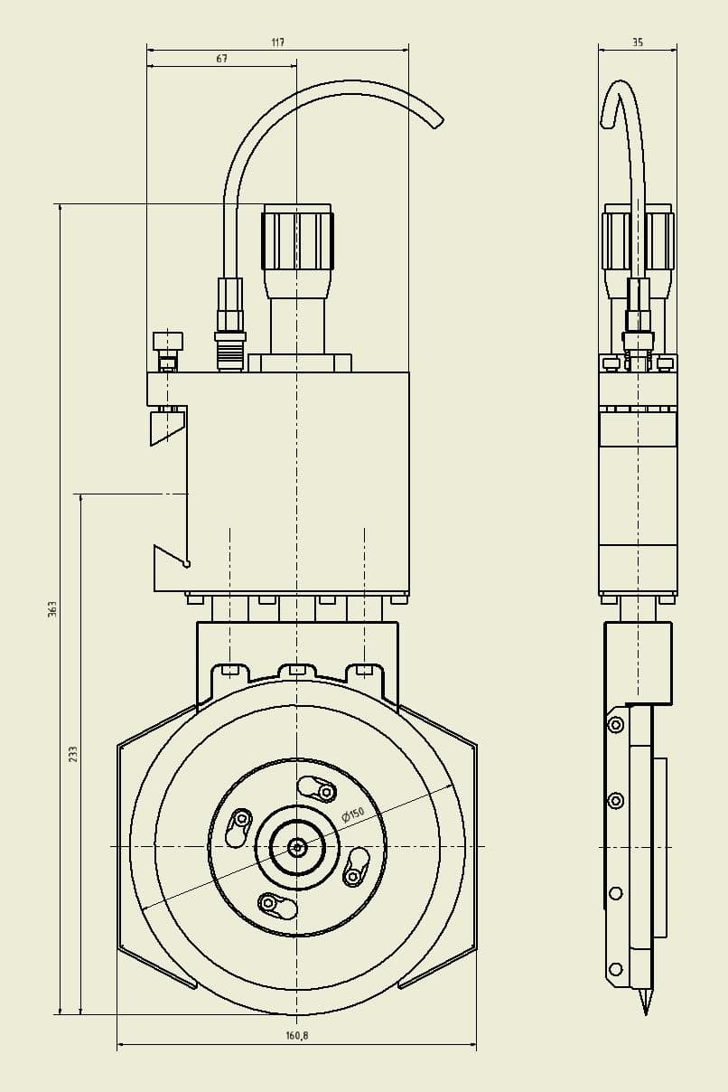 QMK 300 Messerkassette
